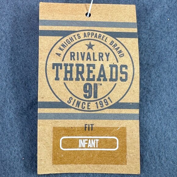 Rivalry Threads Infant Sz 3-6 Month One Piece Sleeper Clemson Orange Purple New - Picture 3 of 16